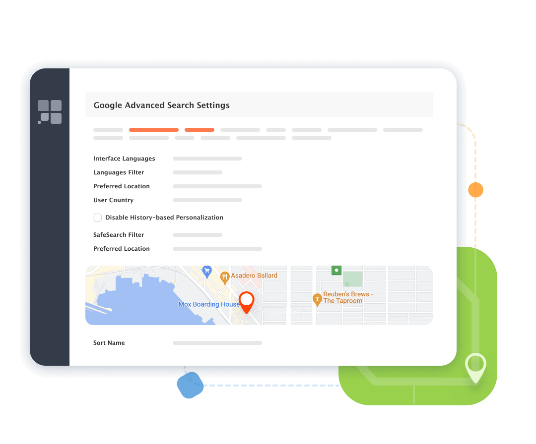 Consulte SERP para cualquier ubicación