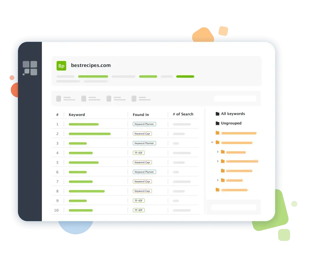 Group keywords with automatic keyword grouping tool