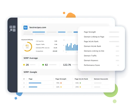 Checking Keyword Difficulty using SERP Analysis module in Rank Tracker