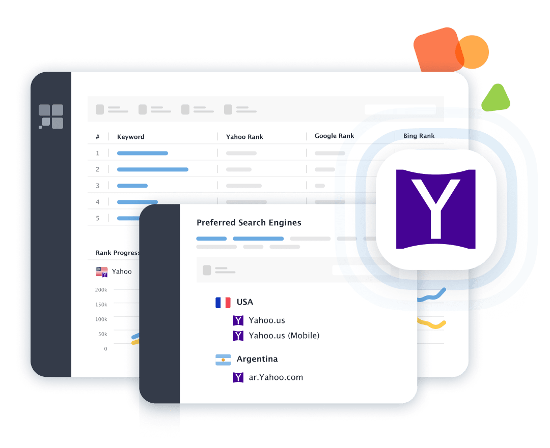 Yahoo rangkövető és kulcsszóeszköz