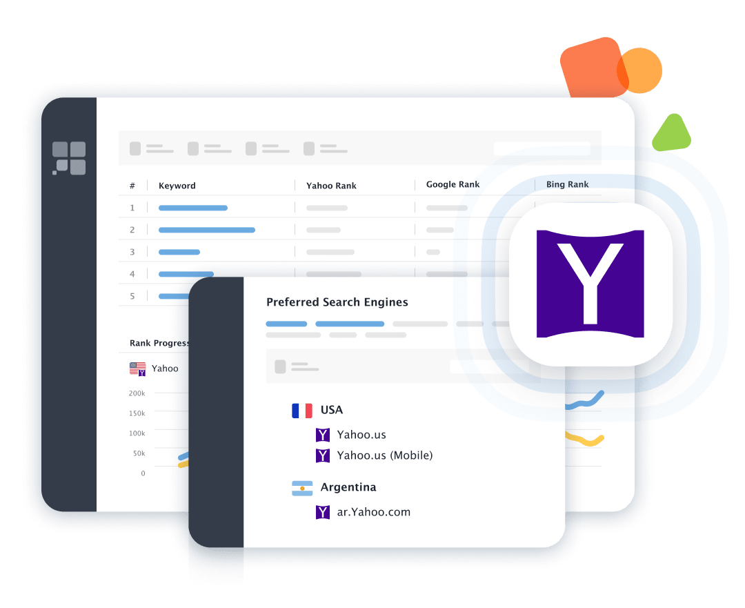 Outil de suivi du classement Yahoo et de mots-clés