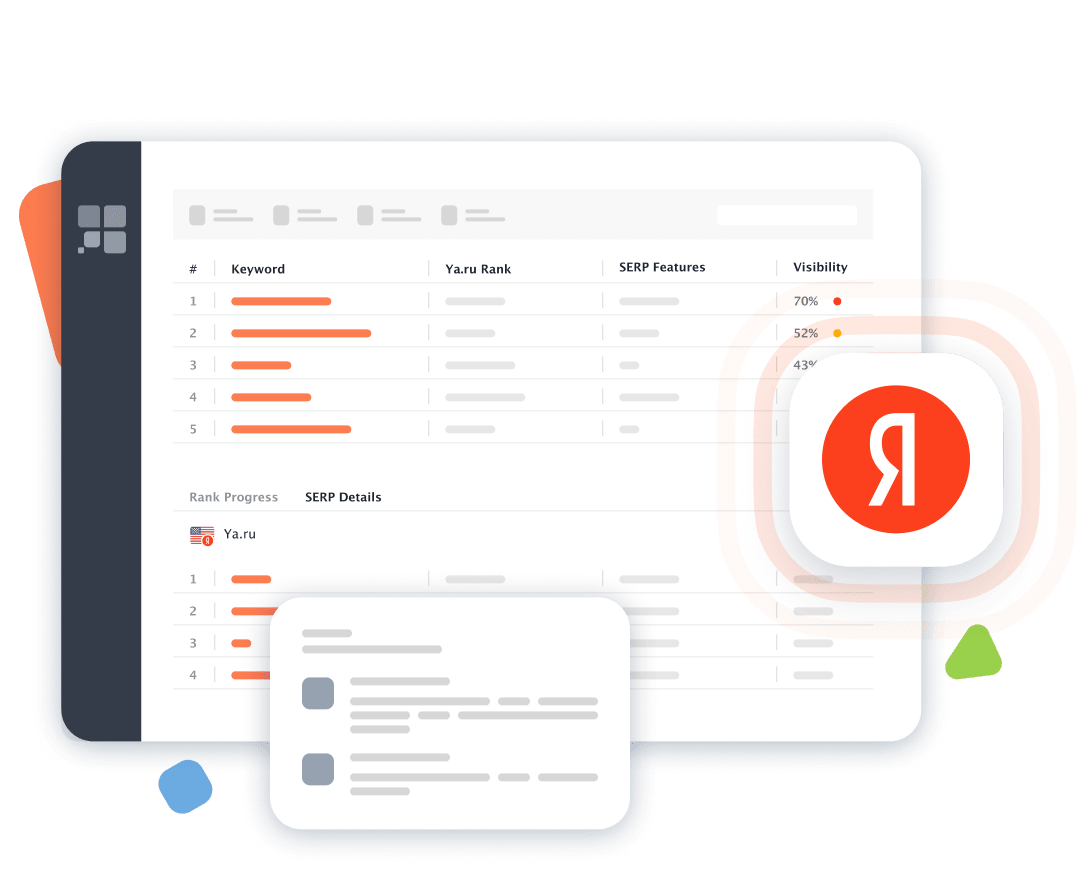 Suivi de classement Yandex