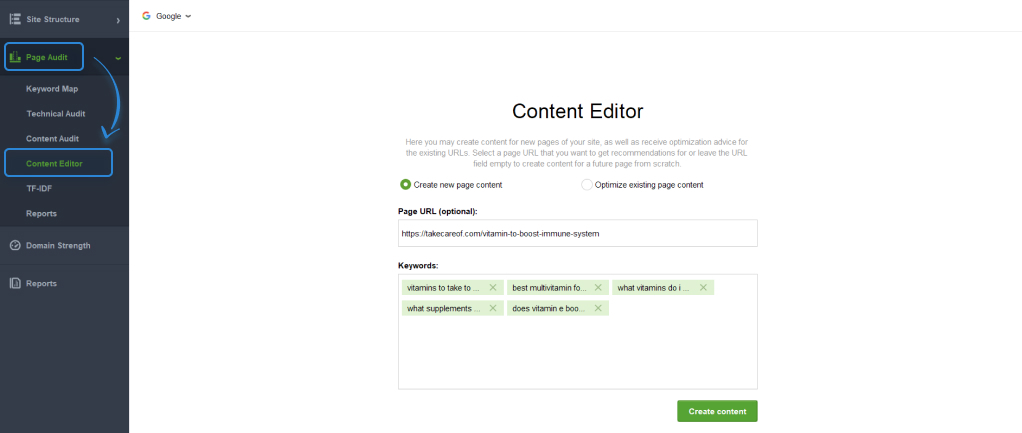 Content Editor module