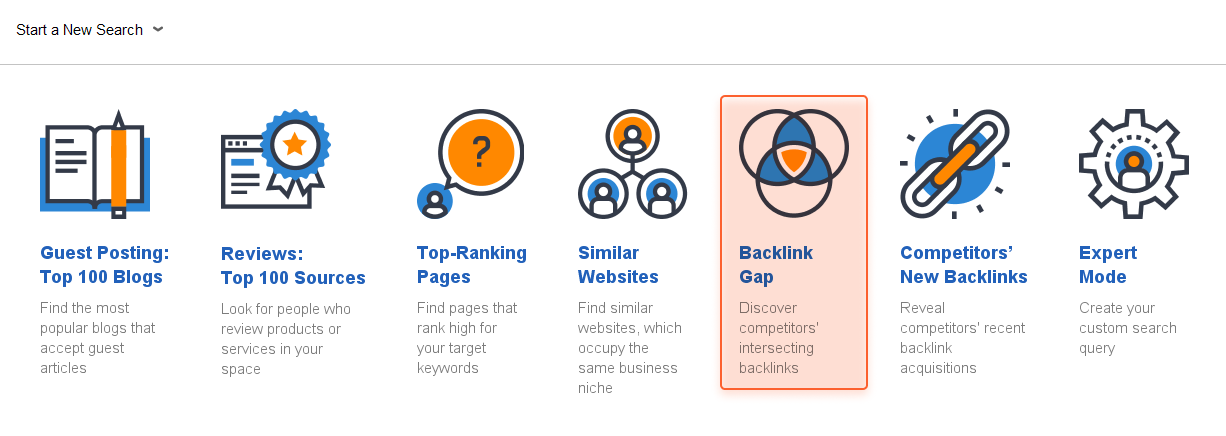 find backlink gap with LinkAssistant