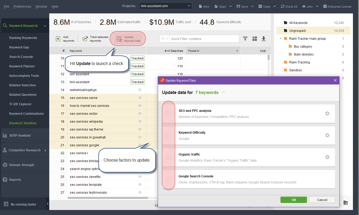 Workspace Updates - The Keyword