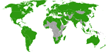 The green color indicates countries where SEO PowerSuite is used.