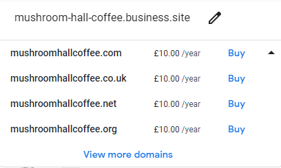buy a custom domain
