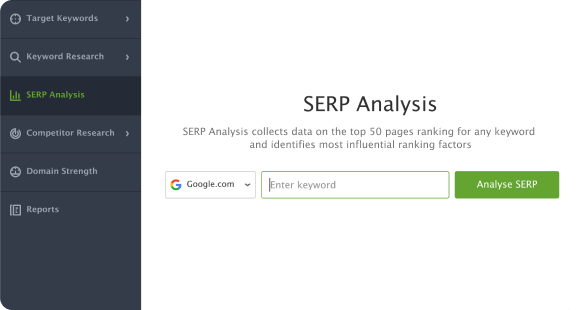 SEO Powersuite SERP Analysis Tool 