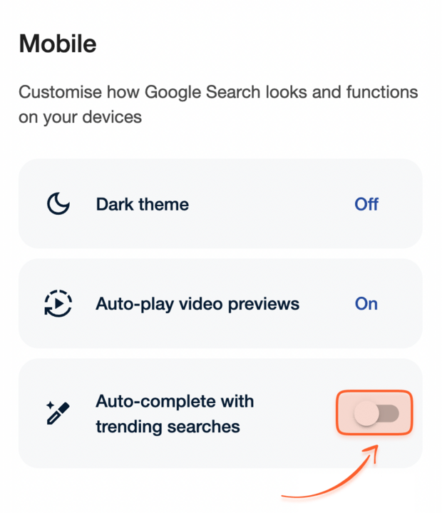 How to Turn Off Trending Searches on Google