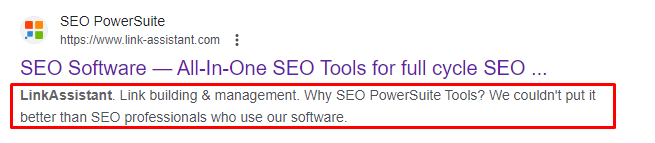 Meta descriptions are typically displayed in the search results below the page's title and URL
