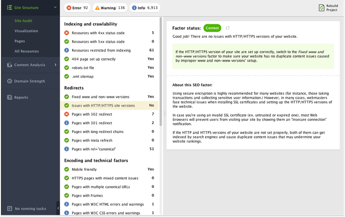 Auditing your sites HTTPS versions