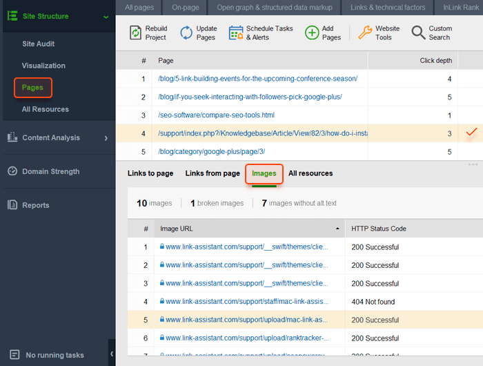 Проверьте SEO изображения на странице