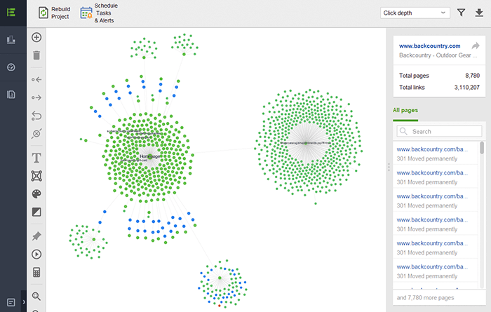 Check your site's structure in a visual sitemap