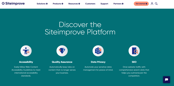 Siteimprove SEO platform speaks for itself