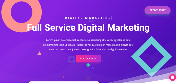 Divi visual website builder