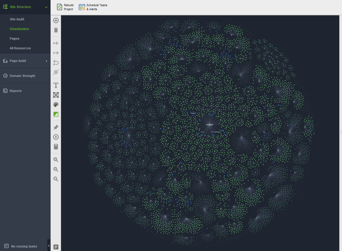 Visualization module of WebSite Auditor