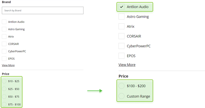 avoiding no results page