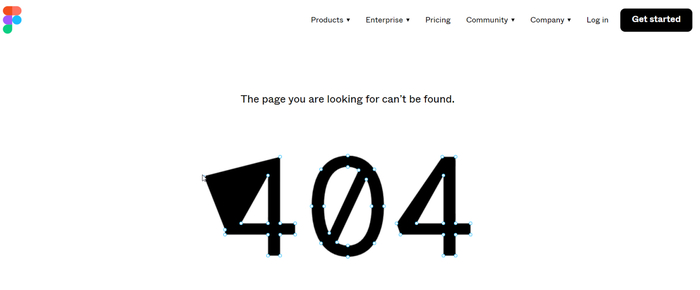 Figma's 404 error page
