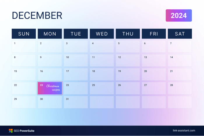 seasonal content in a content plan
