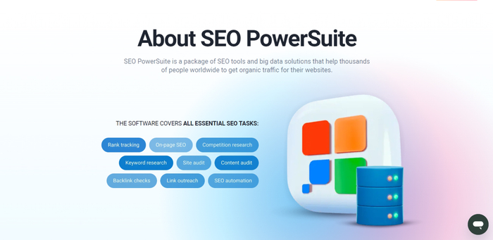 SEO PowerSuit's About Us page