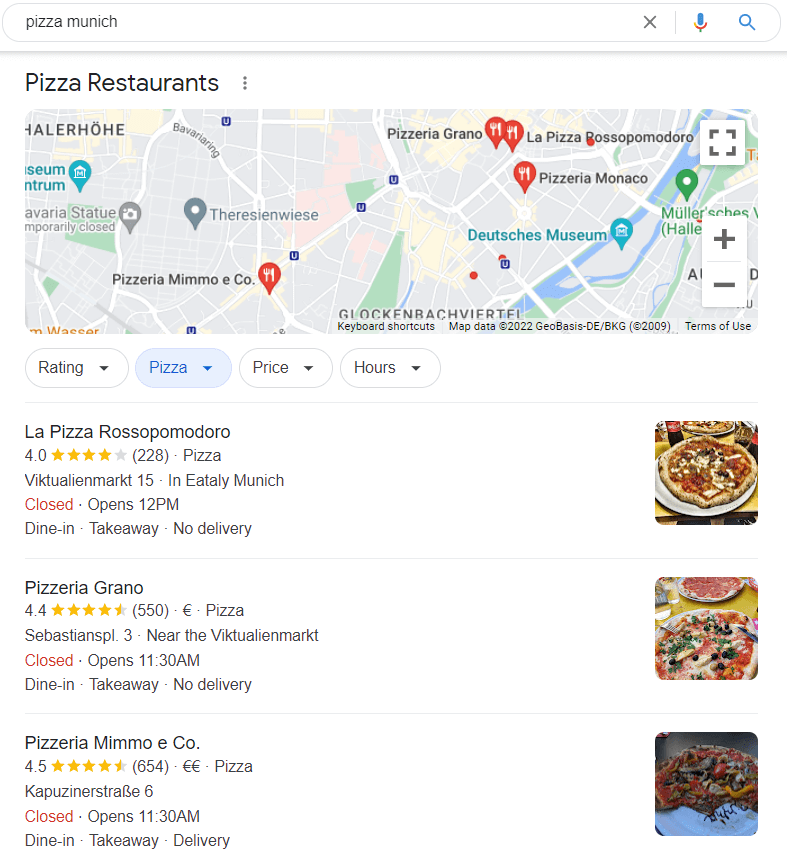 Google Maps Shows Offer Available Under Place Pins/Labels