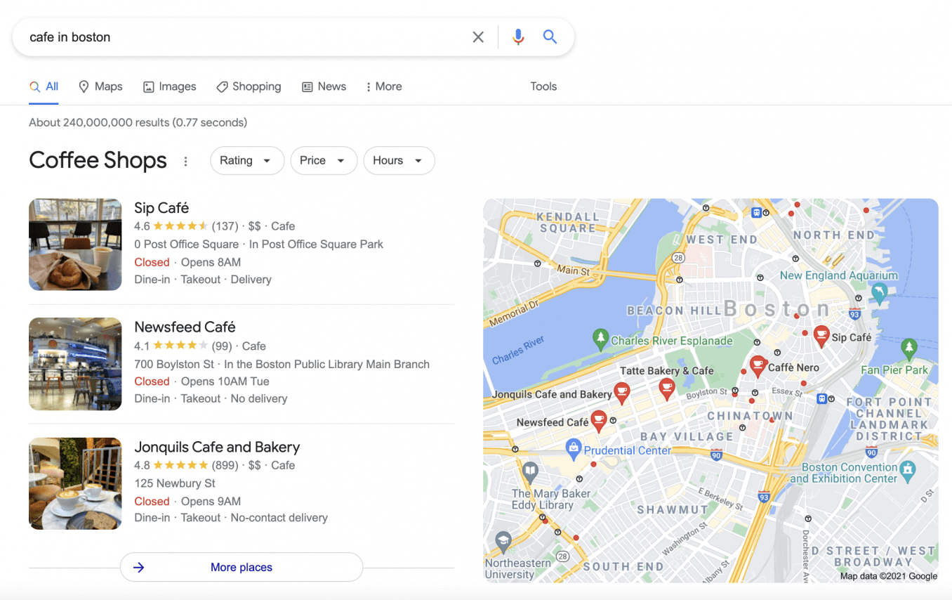 Google Map Ranking Service