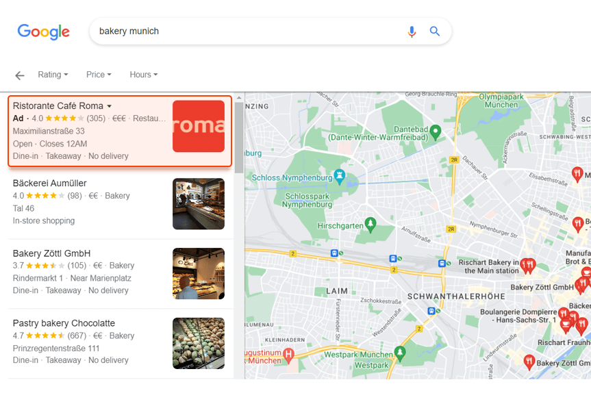 rank google maps