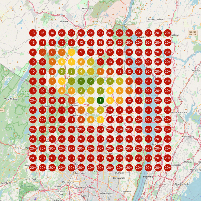 Local Falcon for local rank tracking