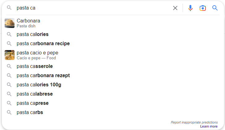 Google Autocomplete